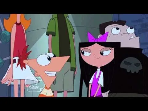 Phineas & Ferb: Isabella Kisses Phineas (HQ) - YouTube