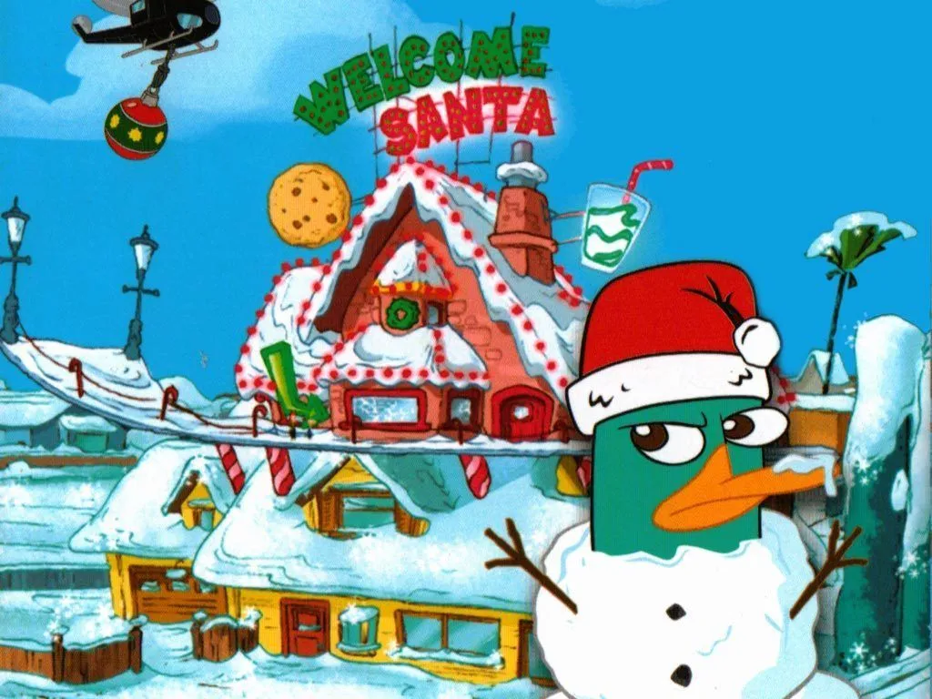 Phineas and Ferb Christmas Wallpaper - Agent P - Phineas and Ferb ...