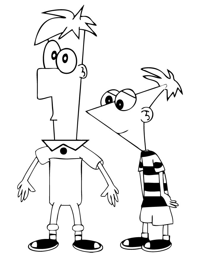 Phineas and ferb coloring Pictures - Coloring Pages