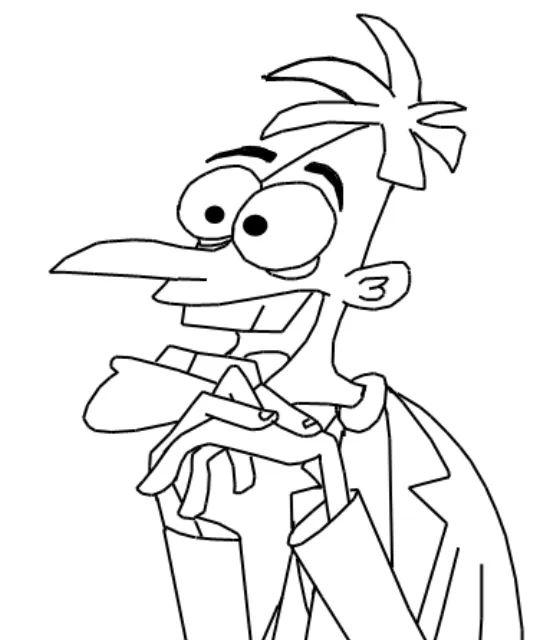 Phineas and ferb coloring Sheets - Lets coloring!