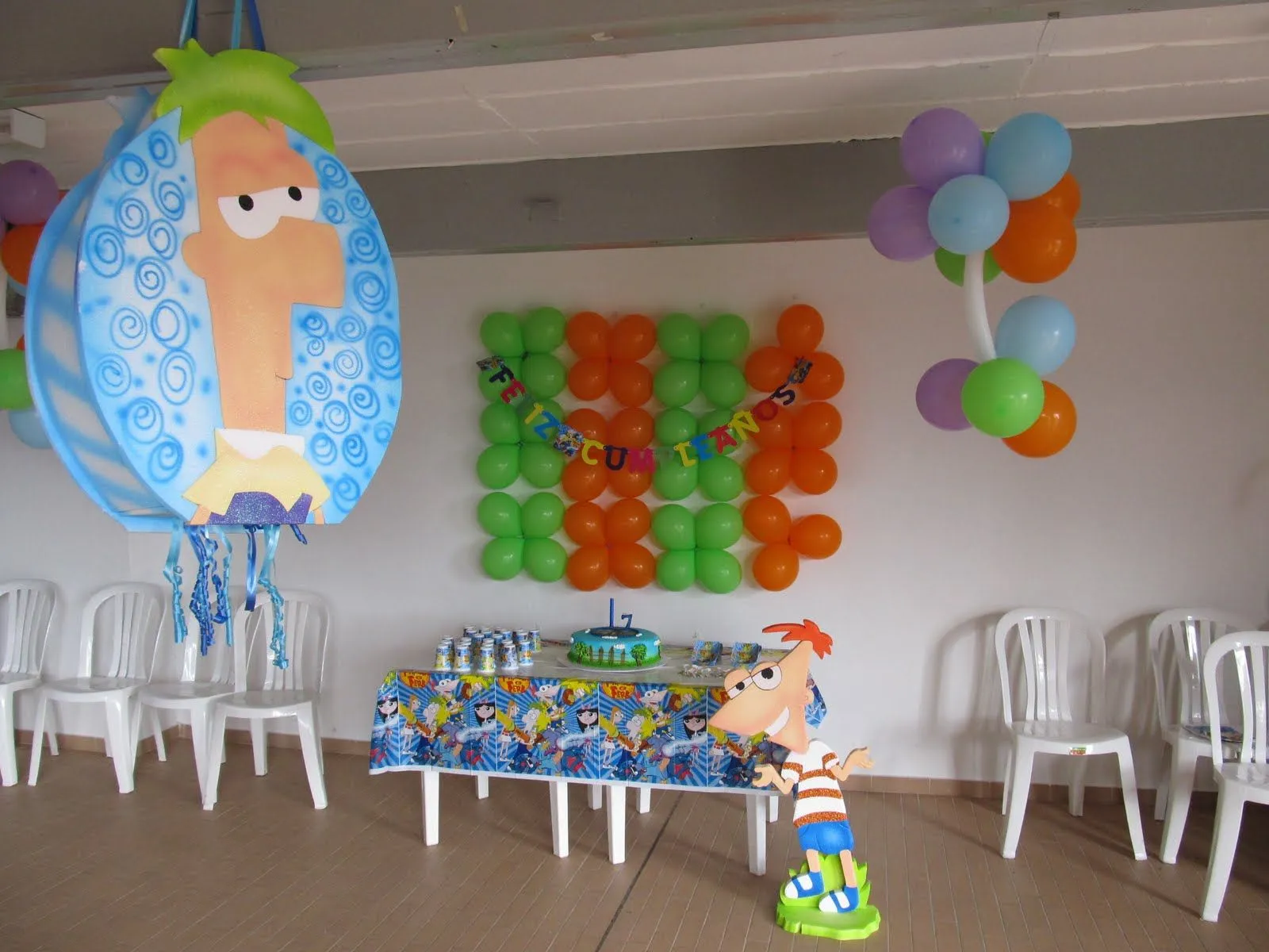 PHINEAS AND FERB DECORACION FIESTA CUMPLEAÑOS | Revoltosos ...