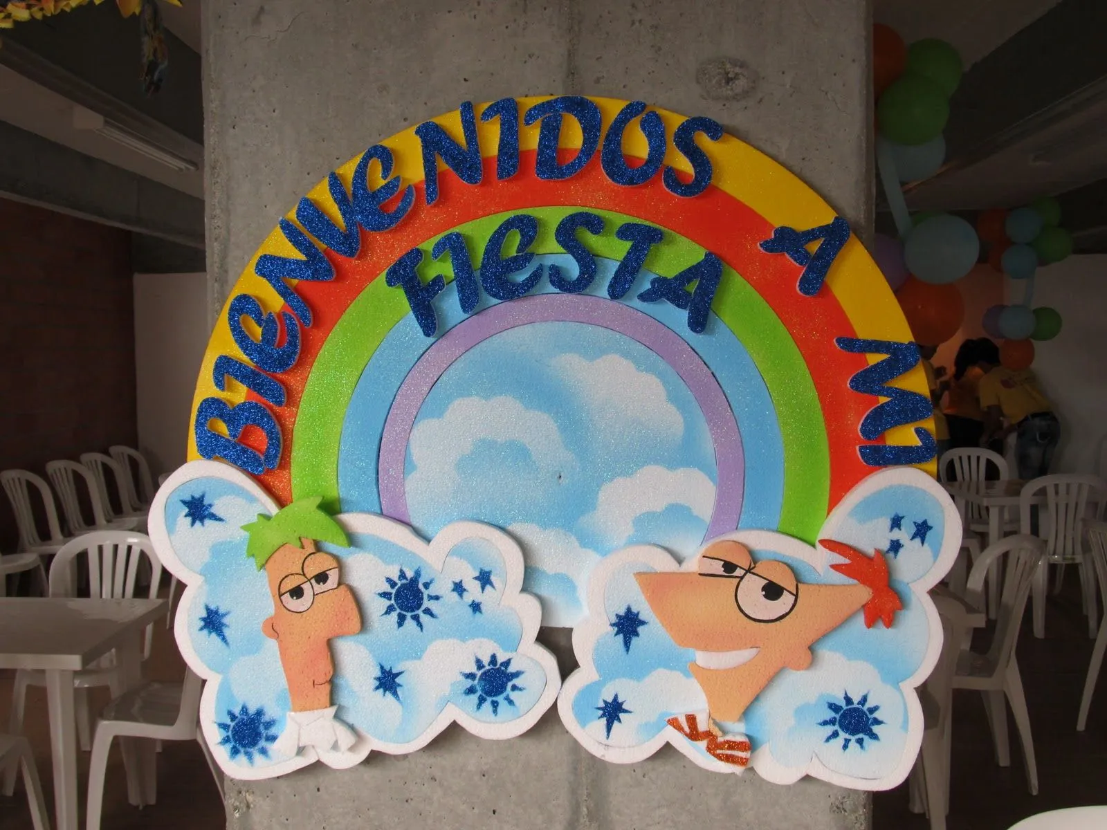 PHINEAS AND FERB DECORACION FIESTA CUMPLEAÑOS | Fiestas infantiles ...