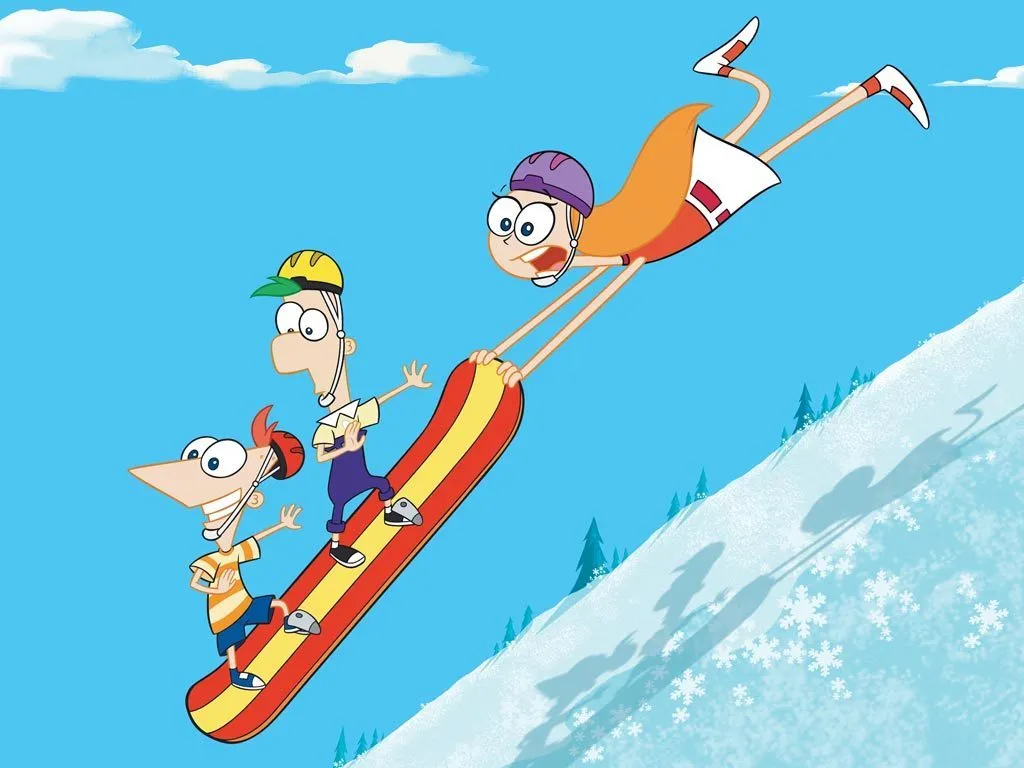 Phineas and Ferb Snowboard Wallpaper - Download free Phineas and ...