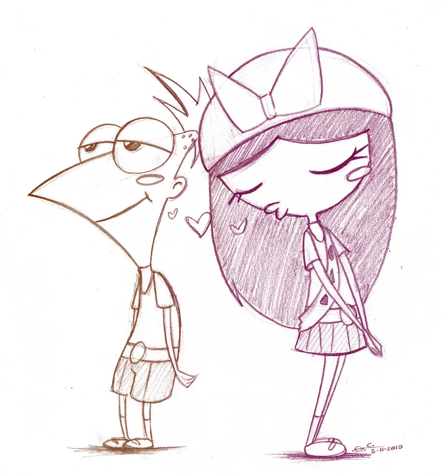 Phineas and Isabella by *Evinawer on deviantART