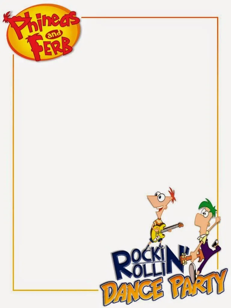 Phineas y Ferb: Cuaderno para Imprimir Gratis. | Ideas y material ...