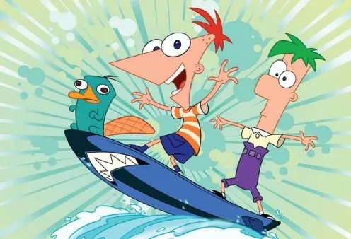 Phineas y Ferb leon