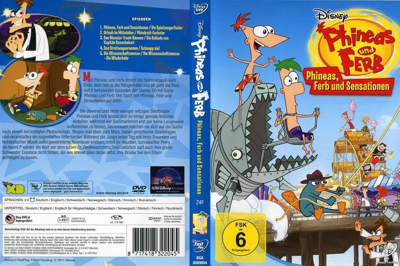 Phineas und Ferb Phineas, Ferb und Sensationen(DVD) – Phineas und ...