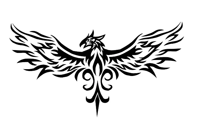Phoenix Tribal Tattoo by Vauvenal on DeviantArt