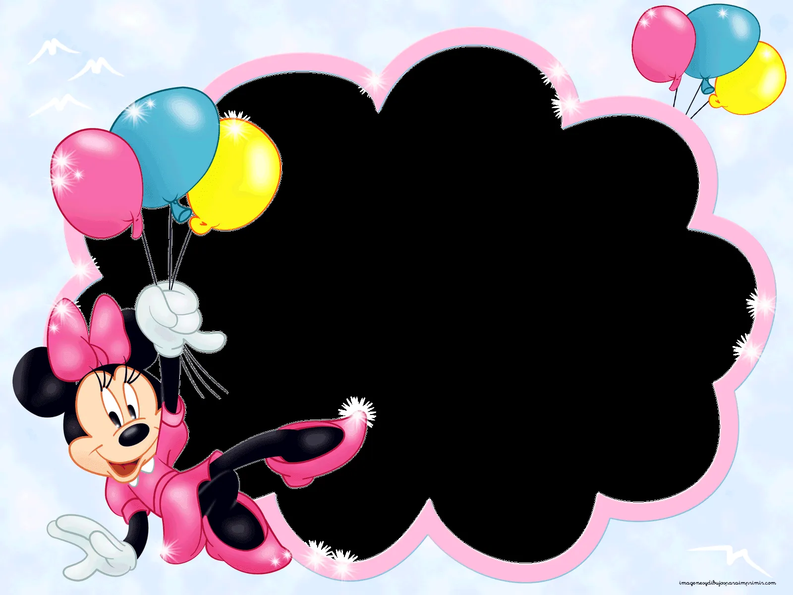 Photo Frames with minnie mouse-Images and pictures to print