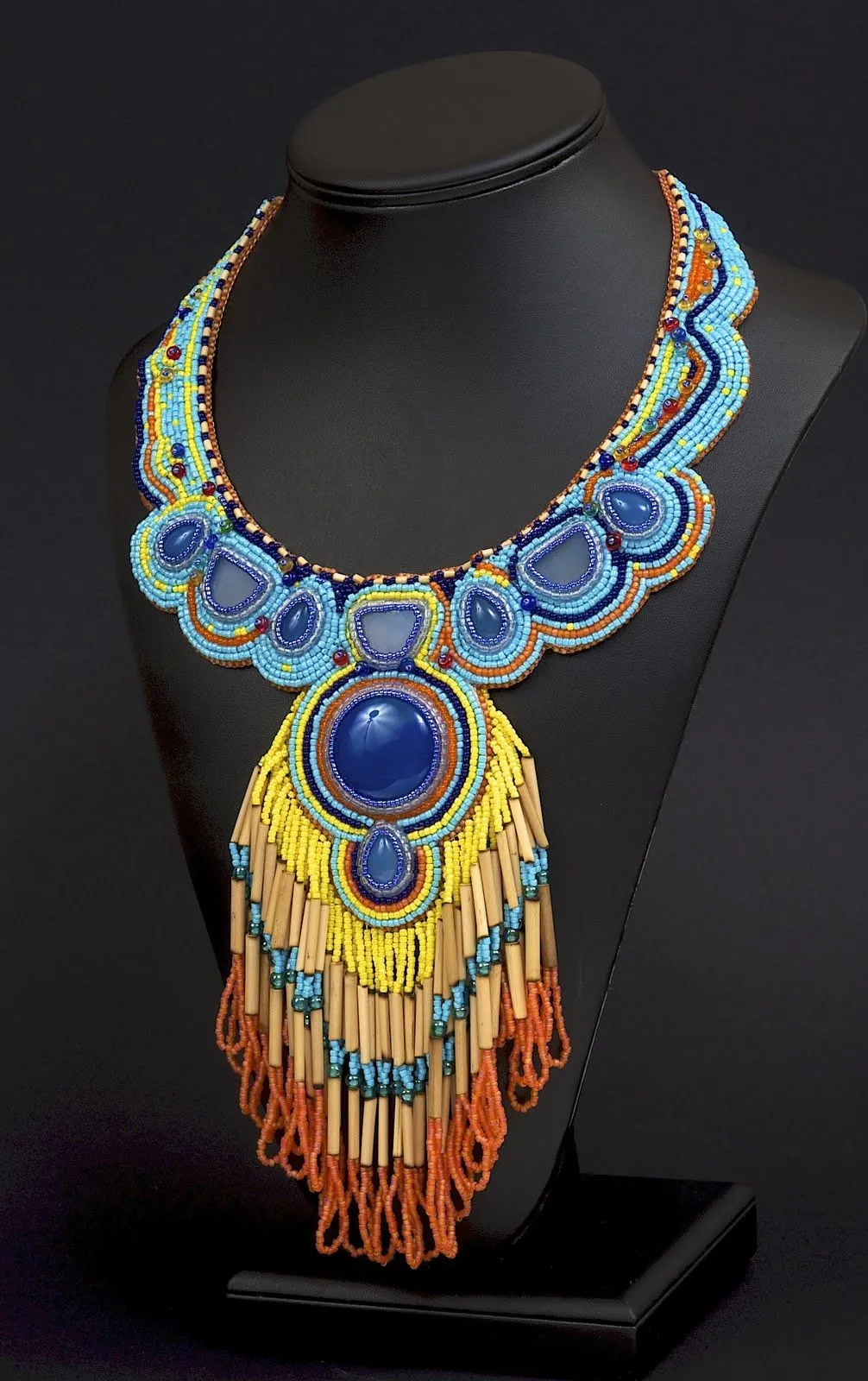 Photography by Sherwood Lake: Azteca Bead Embroidered Collar by ...