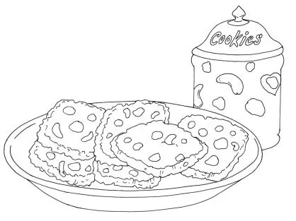 Photos cookie coloriage