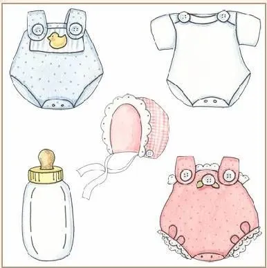 Ideas para baby shower en goma eva - Imagui