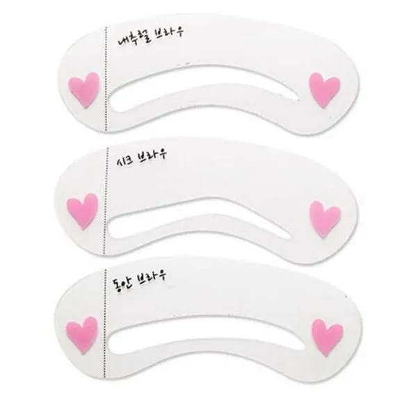4 Pics mucho ceja tarjeta de dibujo Shaping asistente plantilla ...