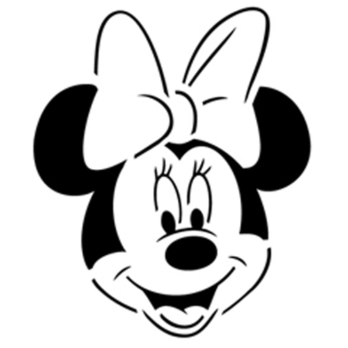 Mickey Mouse Head Stencil - Cliparts.