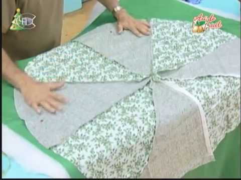 Pié o faldón de árbol de Navidad - YouTube