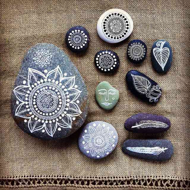 Piedras para la decoración