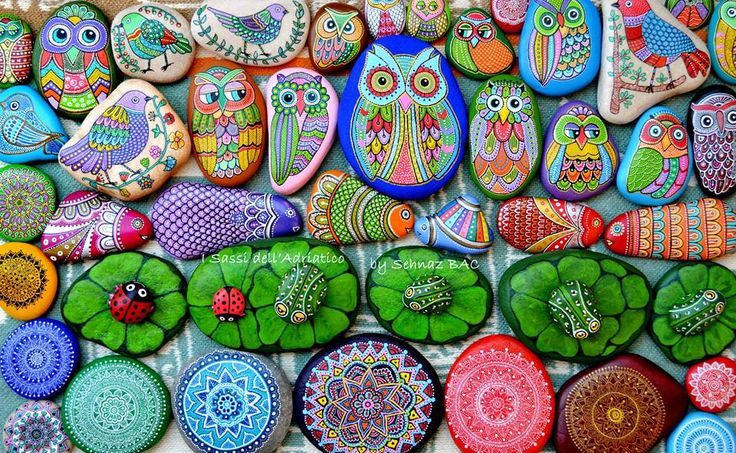 Piedras de río decoradas #owl | Lechuzas #owl | Pinterest