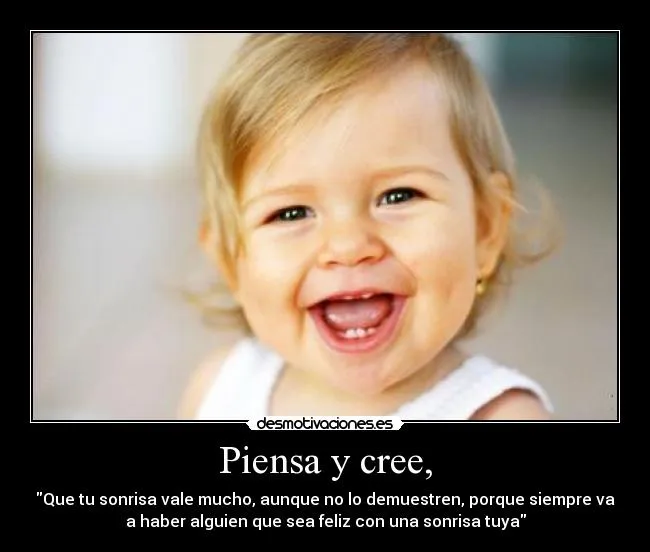 Piensa y cree, | Desmotivaciones