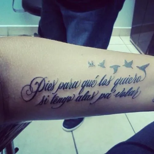 pies para que los quiero si tengo alas pa volar | Tumblr | tatuaje ...