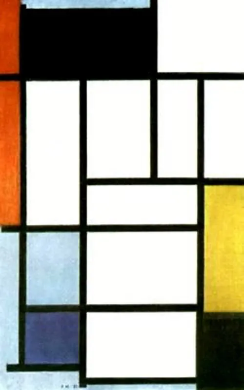 Composición con rojo. Amarillo y Azul de Piet Mondrian (1872-1944 ...