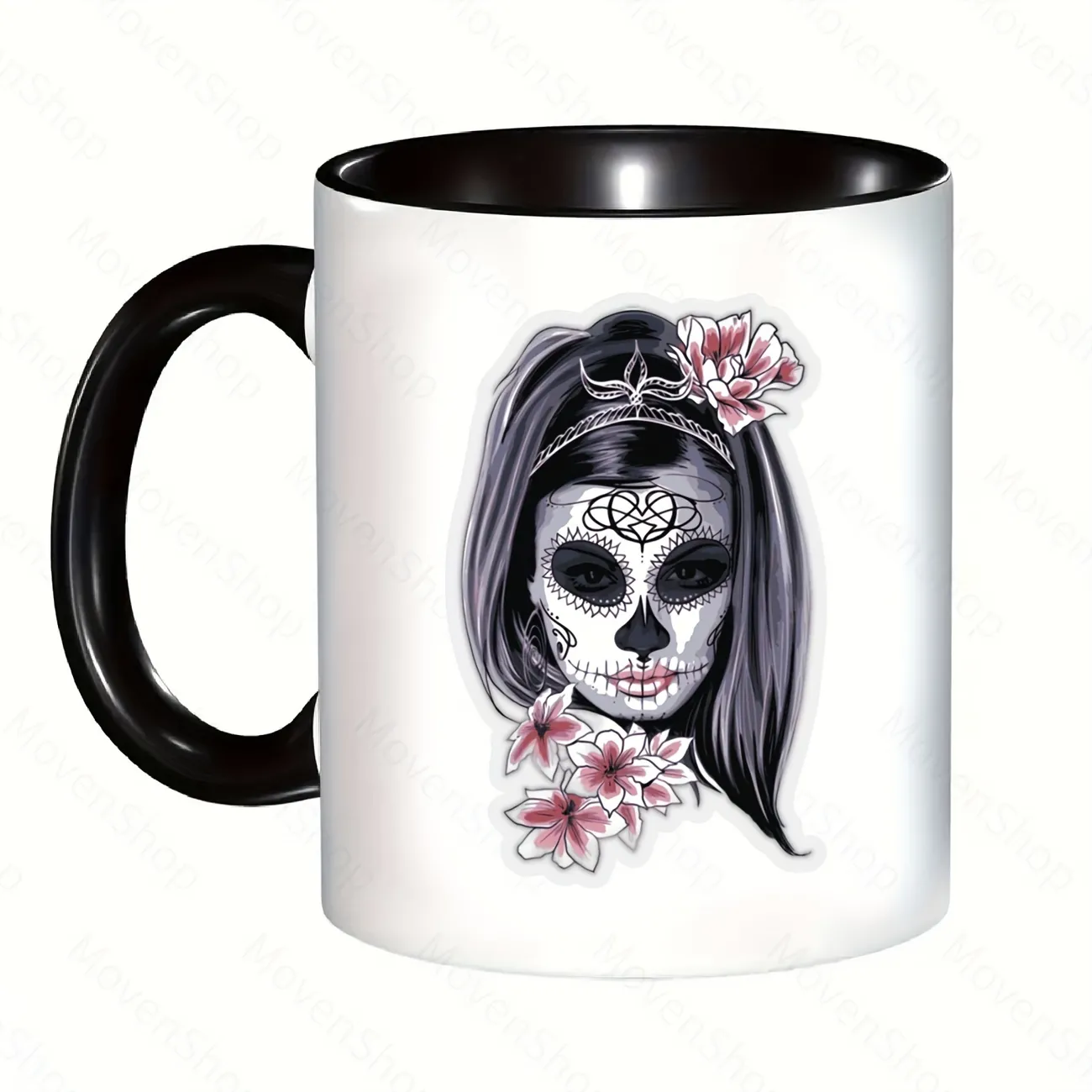 1 Pieza, Taza De Café Con Calavera Del Día De Los Muertos, Taza De Café De