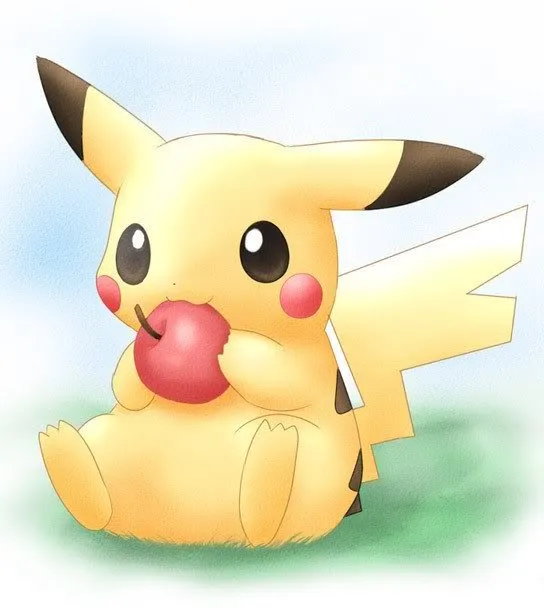 Pikachu and his Popsicle by KiwiFur on DeviantArt