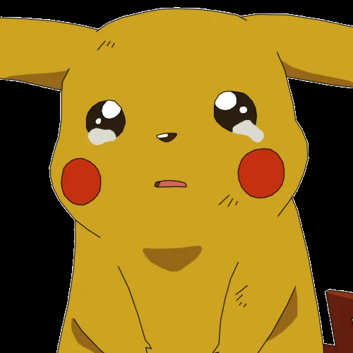 Pikachu llorando - Imagui