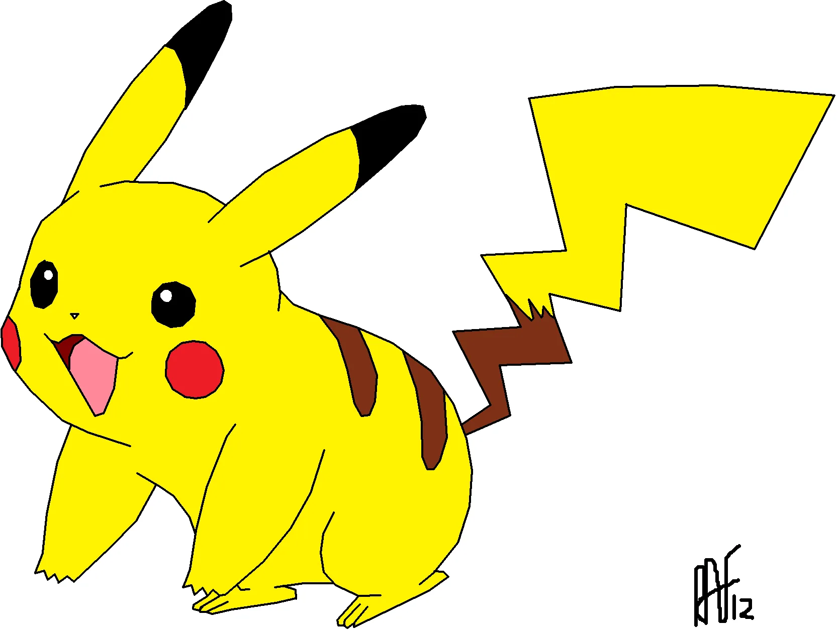 Pikachu-Pokemon Gen 1 by Nero-Studios-357 on DeviantArt