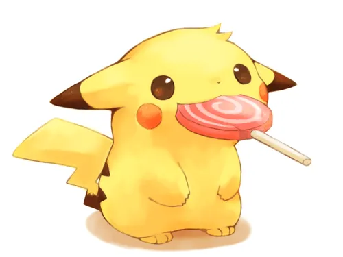 pikachu tierno | Dibujos | Pinterest