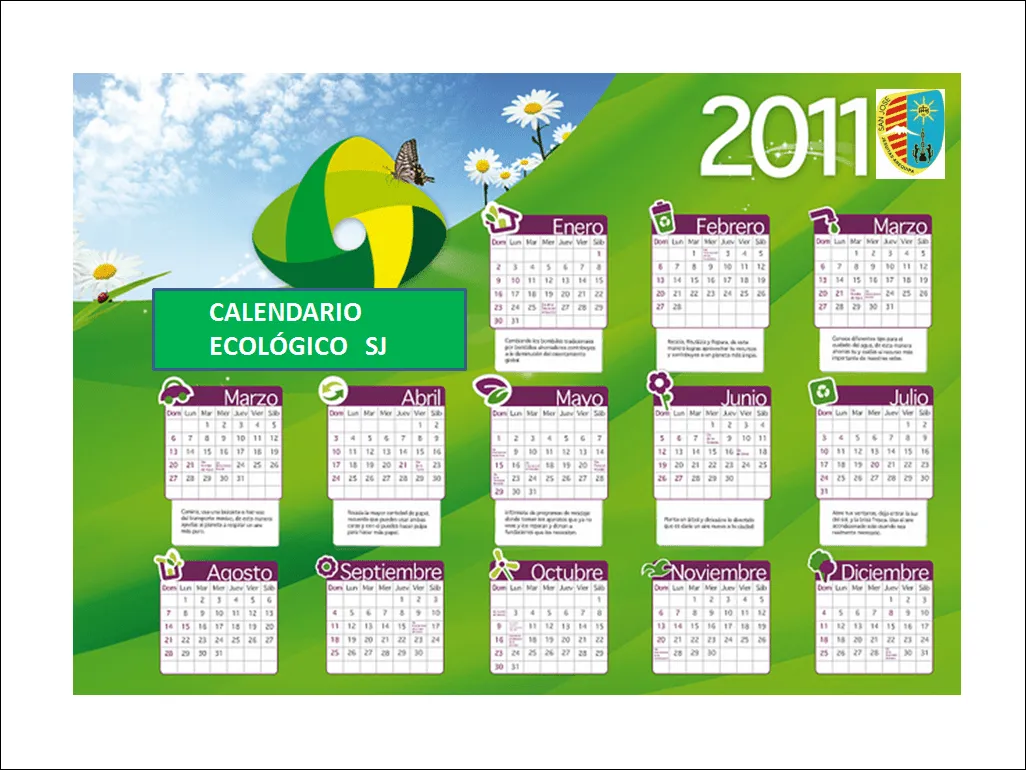 Pilar De La Cruz Espinoza - Cultura Ambiental: CALENDARIO ECOLOGICO