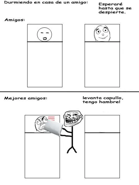 pimpitoxino: solo caricatura, durmiendo en casa de un amigo