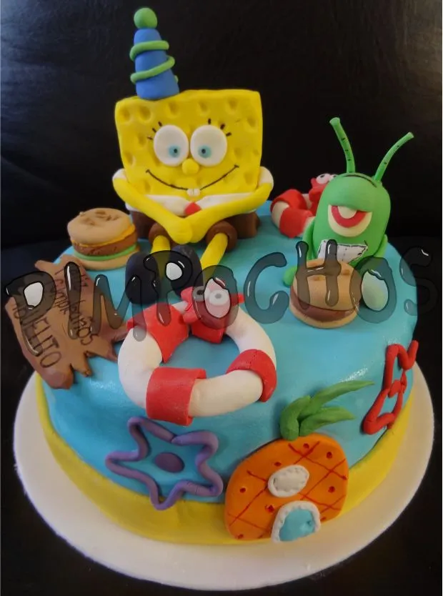 Pimpochos Arequipa: Tortas Kids Cumpleaños Bob Esponja