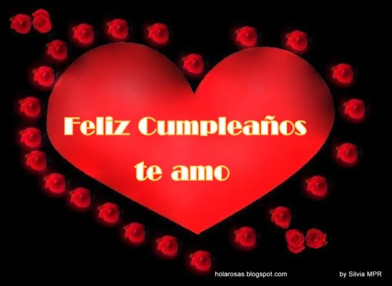 Pin De Amor Feliz Cumpleaños Con Saludo Y Mensaje Te Amotarjetas ...