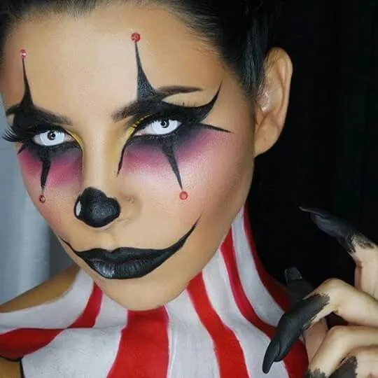 Pin by Cynthia Gabriela on Pintacaritas terror | Halloween makeup clown,  Scary clown makeup, Clown makeup