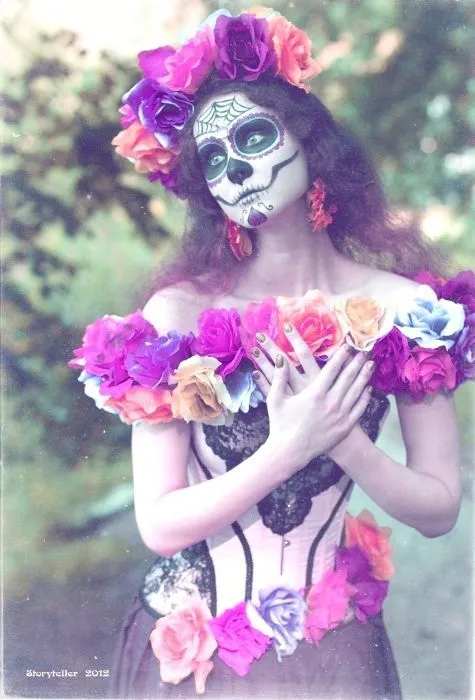 Pin by maria borrego on pinta carita catrina | Pinterest