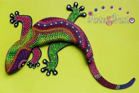 Manualidades lagartijas - Imagui