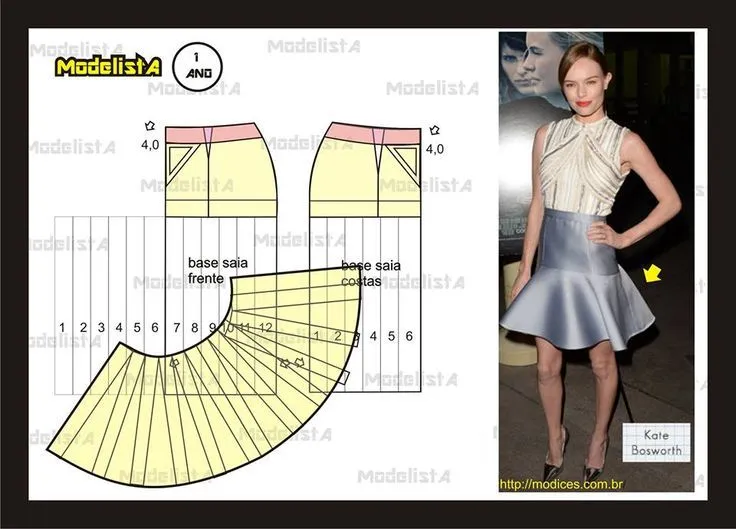 Pin by Olga Carbo on PATTERN: Skirt | Pinterest