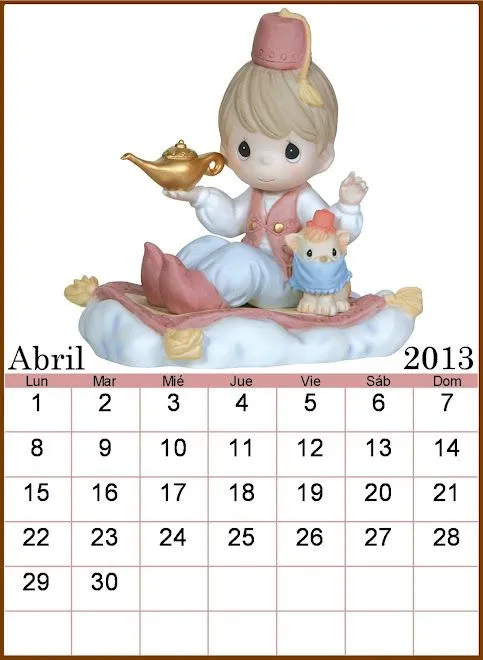 Pin Calendario Precious Moments Disney on Pinterest