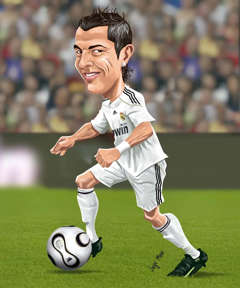 Pin Caricatura Cristiano Ronaldo Caricaturas Tattoo on Pinterest