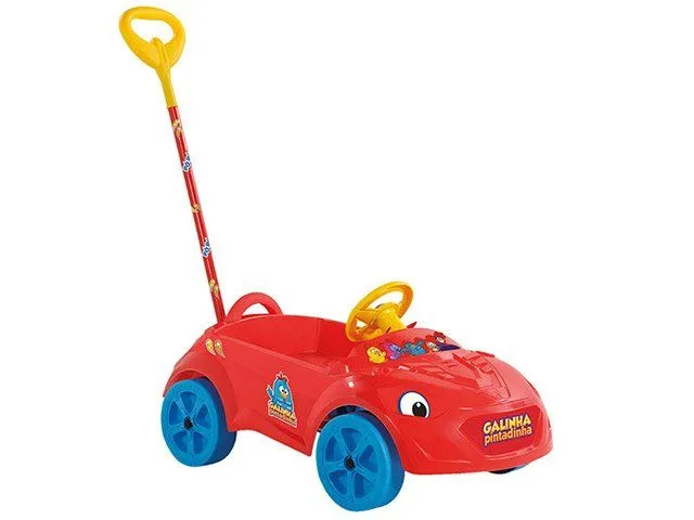 Pin Carro A Pedal Infantil Galinha Pintadinha Roadster Passeio on ...