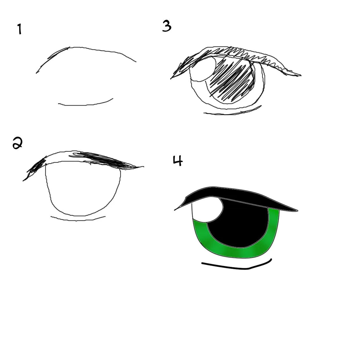 Pin Dibujar Un Ojo Real A LÃ¡piz Draw Eye on Pinterest