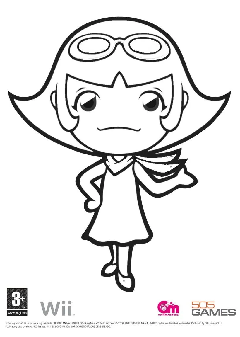 Pin Dibujo Cooking Mama 3 2 Nintendo Dibujos Para Colorear Picture ...