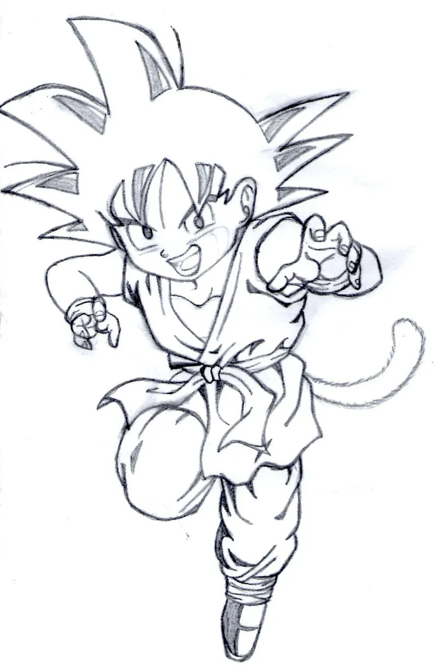 Pin Dibujos Para Colorear Son Goku Imagixs on Pinterest