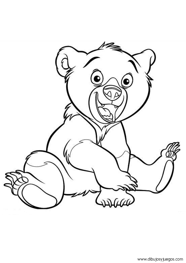 hermano-oso-disney-010 | Dibujos y juegos, para pintar y colorear