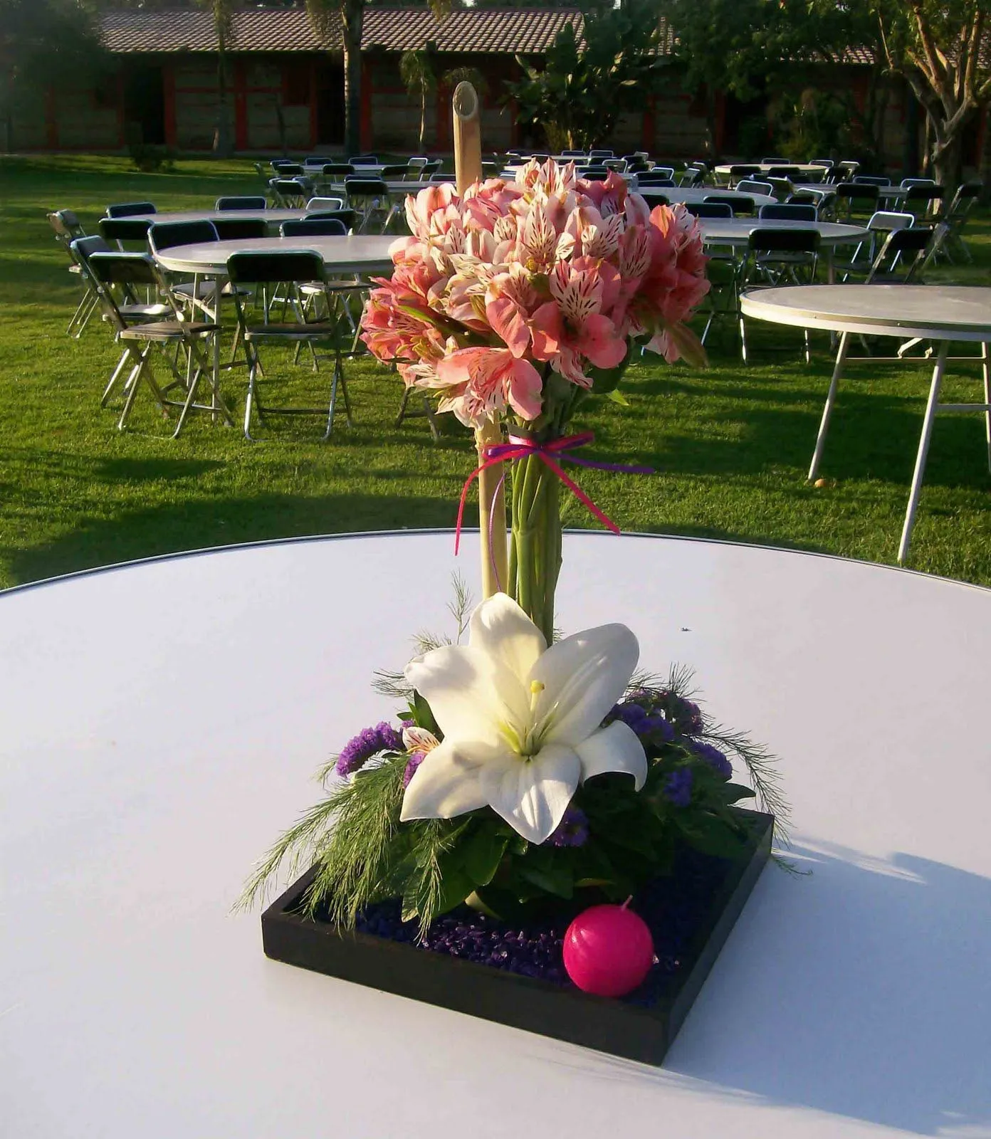 Pin Florales Centro De Mesa Para Decorar Tu En Base Cuadrada on ...