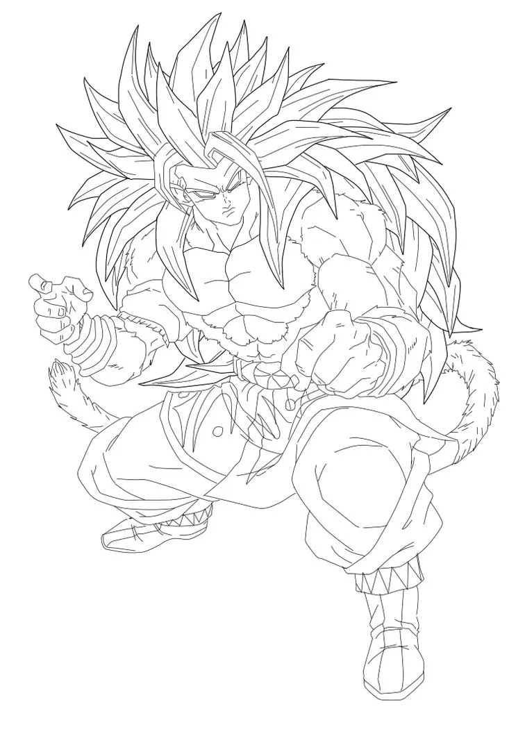 Pin Son Goku Kid Coloring Pages on Pinterest