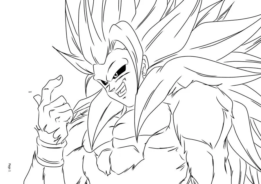 Pin Goku Ssj 12 Dibujos Para Colorear Acolorear on Pinterest