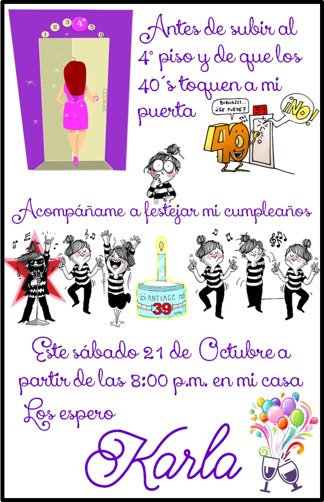 Pin en invitaciones