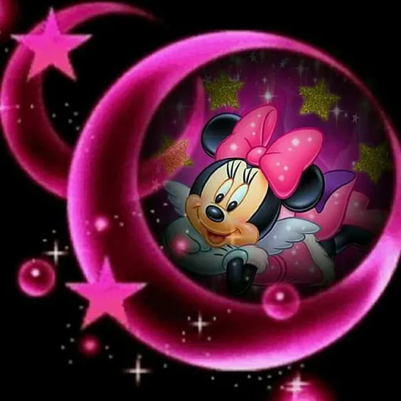 Pin de Mara Machado em Boa noite | Minnie papel de parede, Papeis de parede  mickey, Papel de parede amor