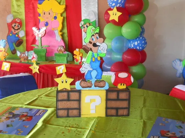 Pin Mario Bros Centro De Mesa Para Fiesta on Pinterest